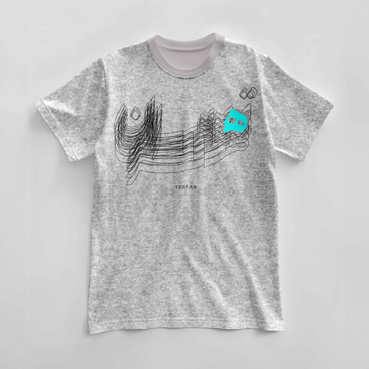 Light Gray T-shirt Blue H